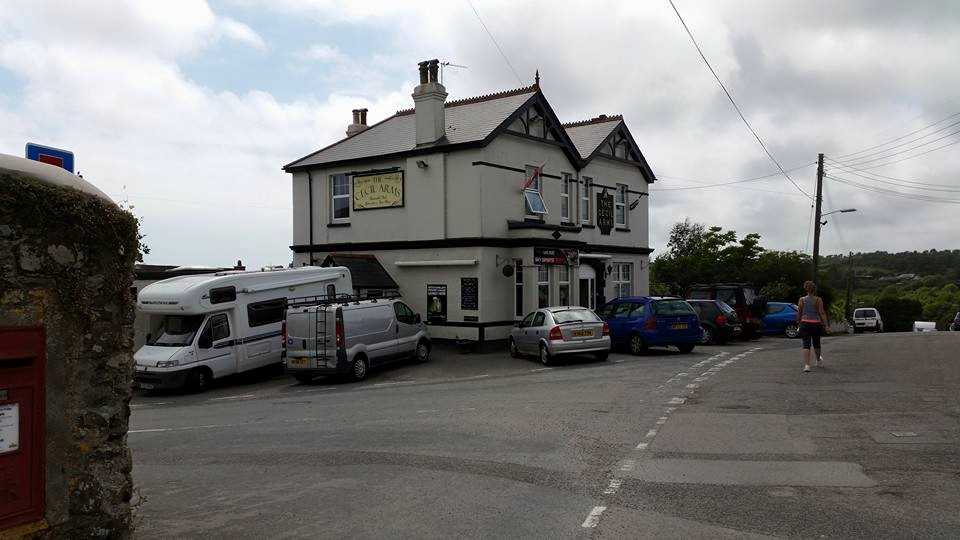 Outside the Cecil pub in St Stephens